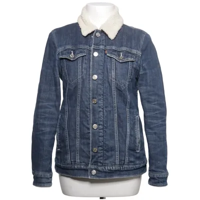 Fodrad jeansjacka (Blå, Beige) från Levi Strauss & Co Bomull, Elastan