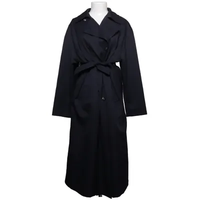 Trenchcoat (Blå) från Monique Polyester, Ull