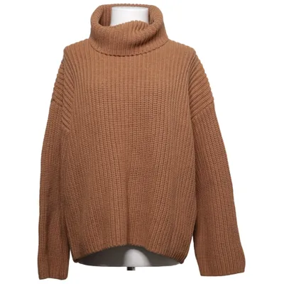 Turtleneck (Brun) fra Selected Femme Akryl, Bomuld