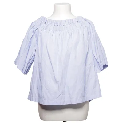 Top (Blå, Hvid) fra H&M Bomuld, Polyester