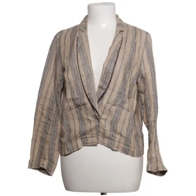 Blazer (Beige, Noir) de Cotélac Coton, Lin
