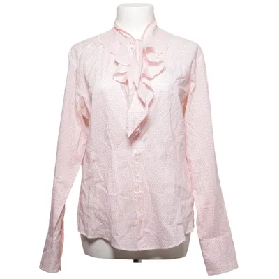 Knytblus (Rosa, Flerfärgad) från The Shirt Factory Bomull