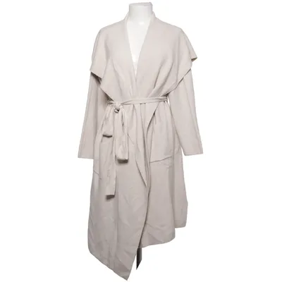 Coat (Beige) from Ebelieve Angora, Cashmere, Cotton, Elastane