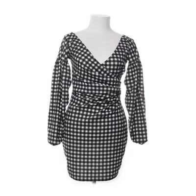 Kjole (Sort, Hvid) fra Boohoo Night Elastan, Polyester