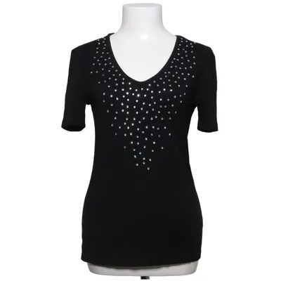 T-shirt (Zwart) van Authentic Clothing Company Elastaan, Viscose