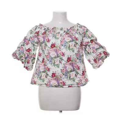 Topp (Vit, Flerfärgad) från Mango Casual Bomull