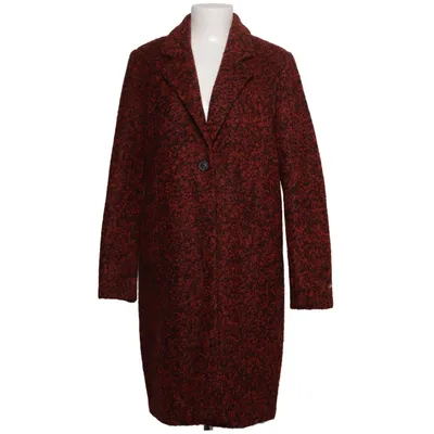 Frakke (Rød, Sort) fra Garcia Polyester, Uld