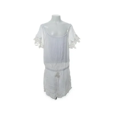 Jumpsuit (White) from Ü by KappAhl Cotton, Viscose