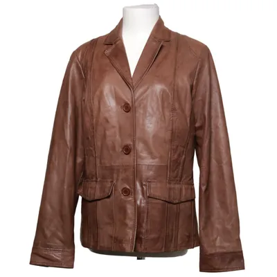 Veste (Marron) de Christian Berg Cuir, Polyester