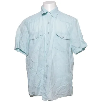 Chemise à manches courtes (Bleu) de L.O.G.G by H&M Coton, Lin