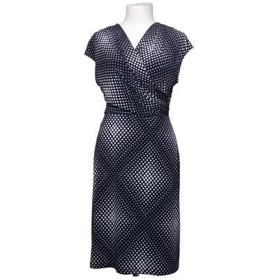 Jurk (Blauw, Wit) van Uttam Boutique Elastaan, Polyester
