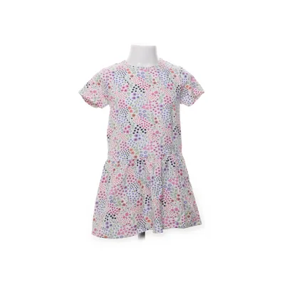 Klänning (Vit, Flerfärgad) från Åhléns Bomull, Elastan