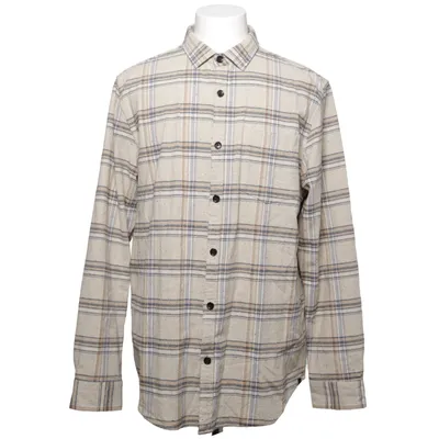 Flanellen overhemd (Beige, Blauw, Bruin) van Dstrezzed Katoen, Polyester