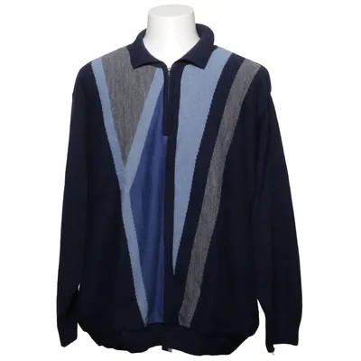 Pull-over (Bleu, Gris, Multicolore) Acrylique