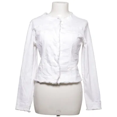 Denim jacket (White) from Denim Cotton, Elastane