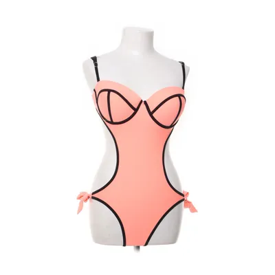 Badpak (Roze) van MOO Elastaan, Nylon
