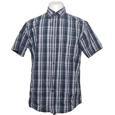 Short sleeve shirt (Blue, Green, White) from Nature Trail Elastane, Organic cotton, Polyester