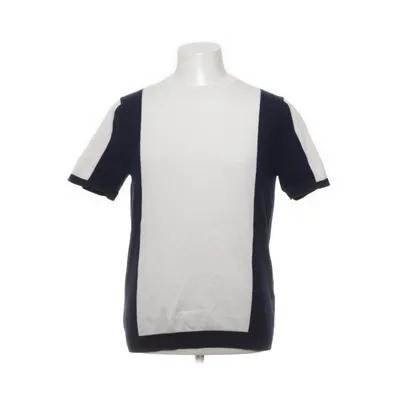 T-shirt (Blå, Hvid) fra Topman Bomuld, Polyester