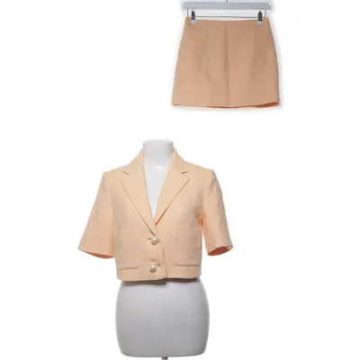 Mantelpak (Oranje) van Mango Katoen, Viscose, Polyester, Linnen