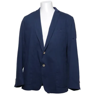 Blazer (Blue) from Gino Marcello Cotton, Elastane, Polyester