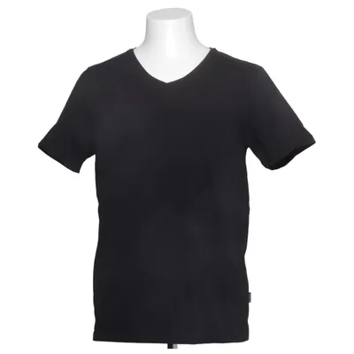 T-shirt (Svart) från CLEAN Bomull, Elastan