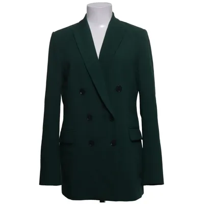 Blazer (Green) from Zara Polyester, Viscose