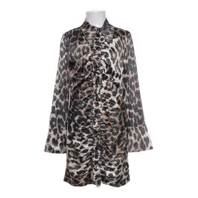 Blousejurk (Bruin, Zwart, Beige) van Ganni Elastaan, Gerecycled polyester