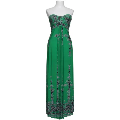 Maxikjole (Grøn, Sort, Hvid) fra Goddess London Elastan, Polyester