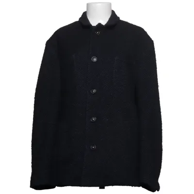 Overshirt (Blue, Black) from Massimo Alba Acrylic, Polyamide, Polyester, Wool