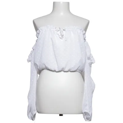 Crop top (Swiss Dot Off Shoulder Top) from Linn Ahlborg x NA-KD Polyester