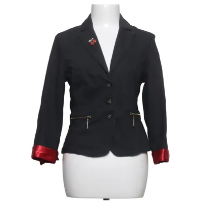 Blazer (Sort, Rød) fra Black Orchid Elastan, Polyester, Viscose