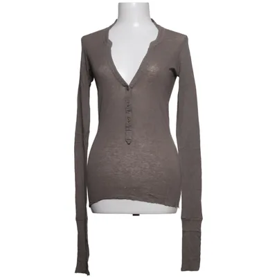 Henley T-shirt (Grå) fra Humanoid Elastan, Modal, Uld