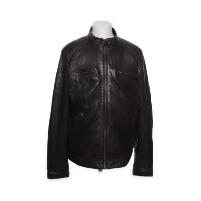 Leather jacket (Brown) from Rockandblue Cotton, Leather, Polyester