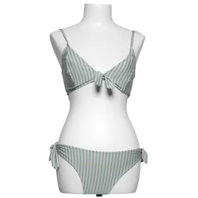 Bikini (Grön, Vit) från Underprotection Elastan, Återvunnen polyester