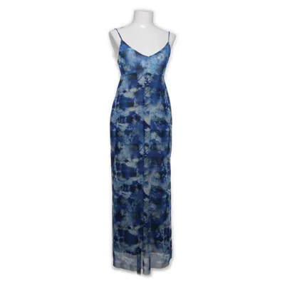 Maxi jurk (Blauw, Meerkleurig) van Reclaimed Vintage Elastaan, Polyester