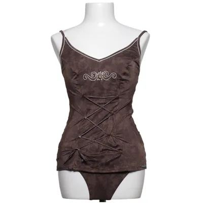 Ensemble de natation (Marron) de Olympia Élasthane, Polyamide