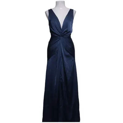 Evening gown (Blue) from Boohoo Elastane, Polyester