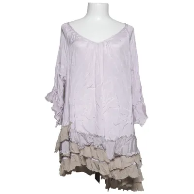 Kjole (Lilla, Beige) fra KappAhl Bomuld, Viscose