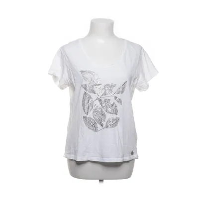 T-shirt (Hvid, Grå) fra 365 Three-Sixty-Five Bomuld