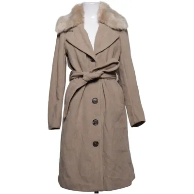 Frakke (Beige) fra Happy Holly Akryl, Polyester, Uld