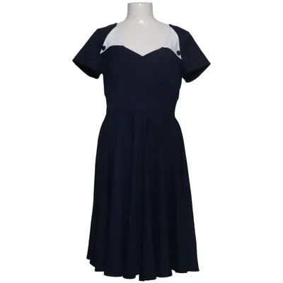 Kleid (Blau, Weiß) von Glamour Bunny Baumwolle, Elasthan, Polyester