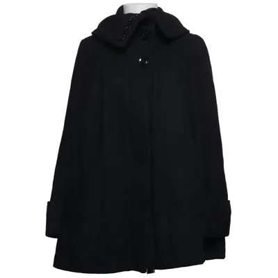 Frakke (Sort) fra Lindex Polyester, Viscose, Uld