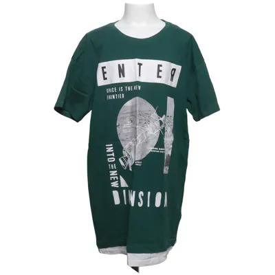 T-shirt (Vert, Blanc) de Lindex Kids Coton