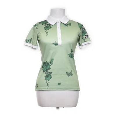 Pikéklänning (Grön, Vit) från Cross Sportswear Bambu, Polyester