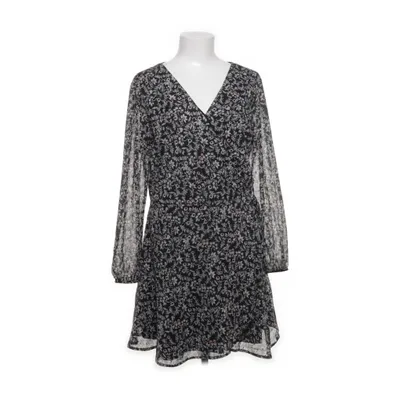 Wrap dress (Black, Multicolored) from Koroshi Polyester