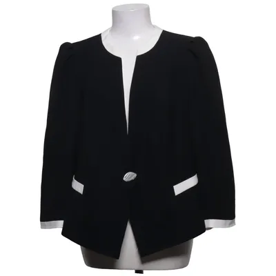 Blazer (Black, White) from Caroll Polyester, Viscose
