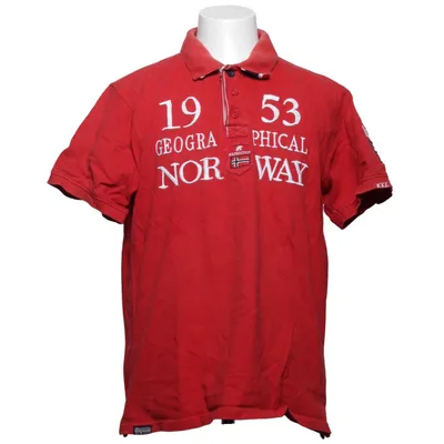 Pikétröja (Röd) från Geographical Norway Bomull