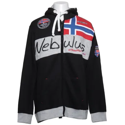 Hættetrøje (Sort, Grå, Flerfarvet) fra Nebulus Bomuld, Polyester