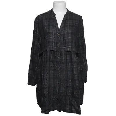 Chemise en flanelle (Bleu, Vert) de Zara Denim Fibre métallique, Viscose