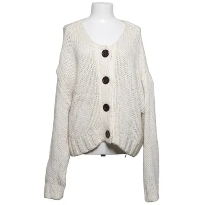 Cardigan (Hvid) fra Zara Knit Akryl, Mohair, Uld
